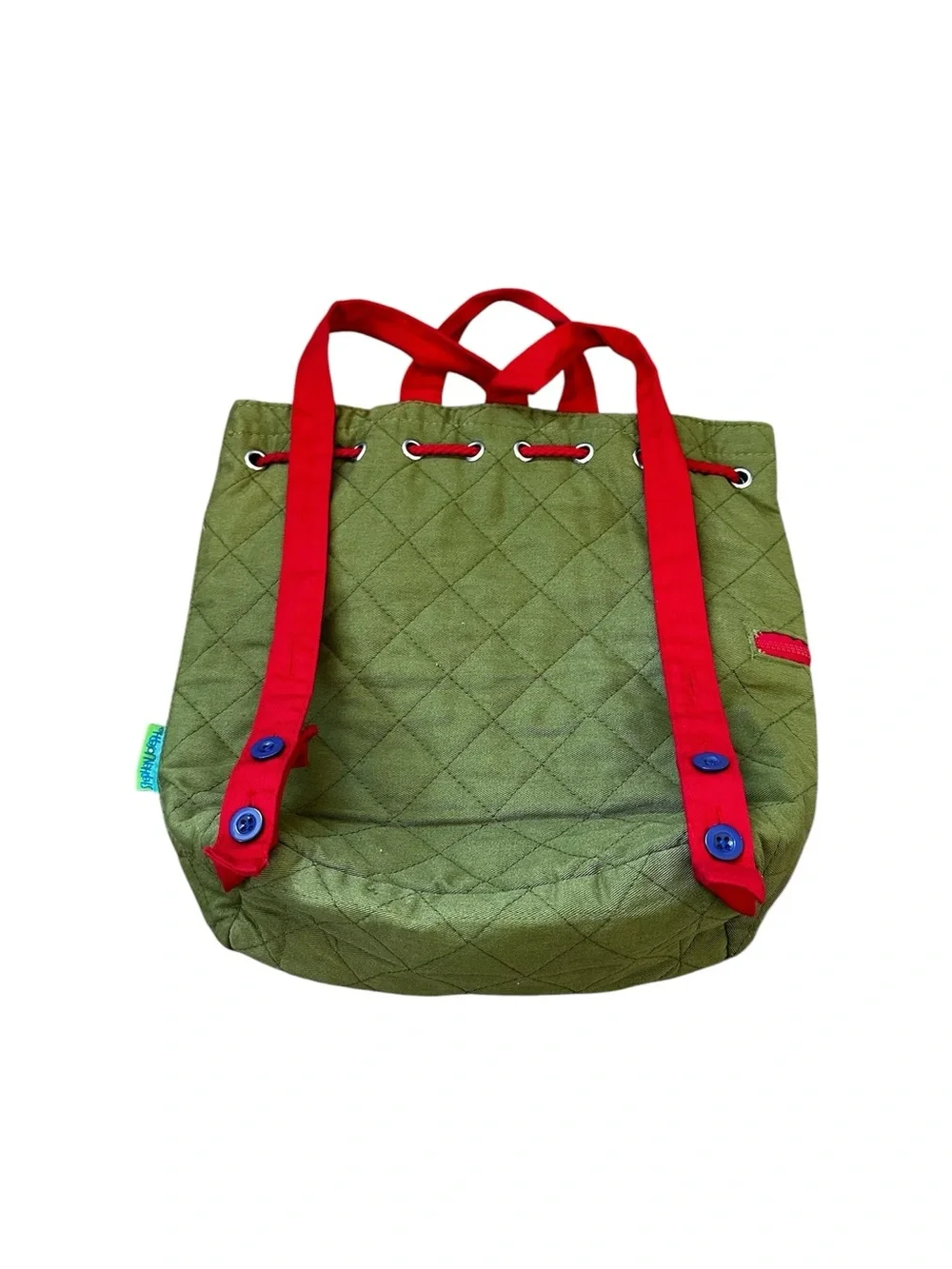 Stephen Joseph’s Backpack Airplane Appliqués Army Green Quilted Travel School